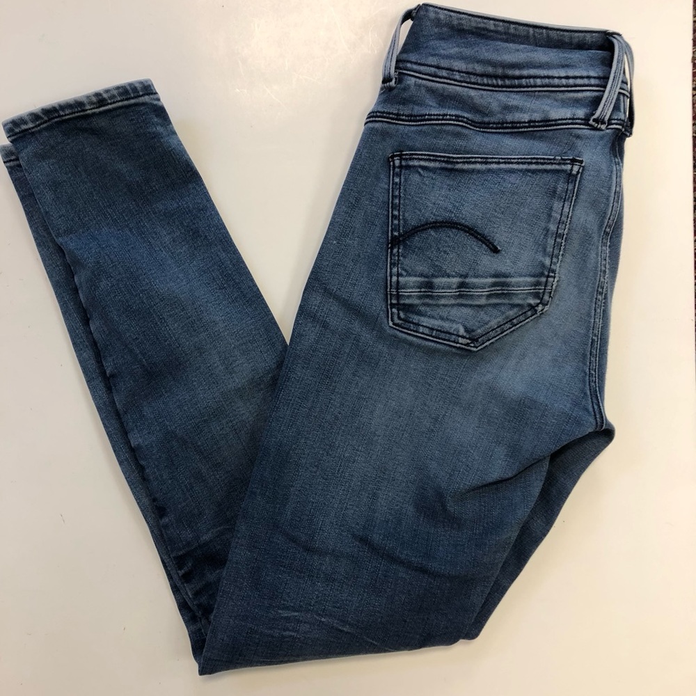 G-Star Lynn Mid Rise Super Skinny Jeans - Picture 6 of 16